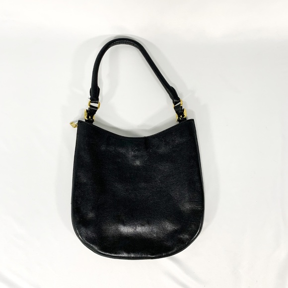J. CREW Goodwinn Hobo Black Leather Single Strap - Picture 5 of 7